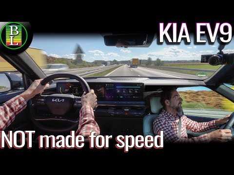 With the KIA EV9 AWD on the Autobahn