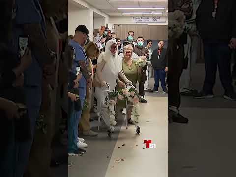 Sobrevivió a fuertes quemaduras y decidió casarse en el hospital