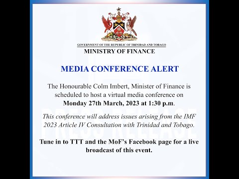 Ministry of Finance Virtual Media Conference - Monday 27th March, 2023