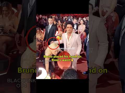 Bruno <strong>was</strong> polite <strong>not</strong> to touch Rosé!💯💯 #rose #kpop #blackpink