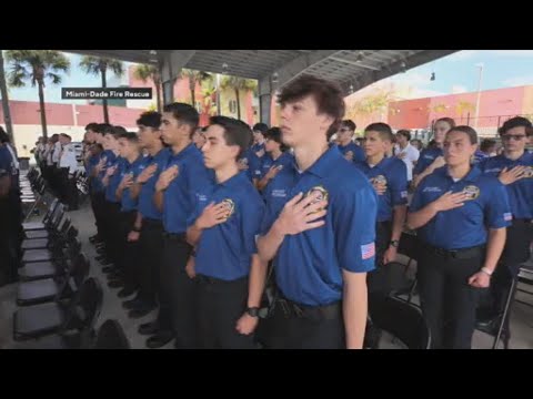 Miami-Dade Fire Rescue honors new class of cadets