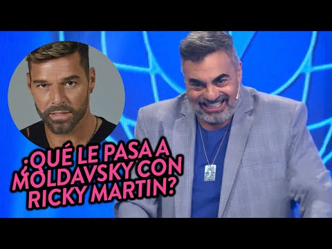¡SIN FILTRO La confesión de Moldavsky ante la posibilidad de pasar la noche con Ricky Martin