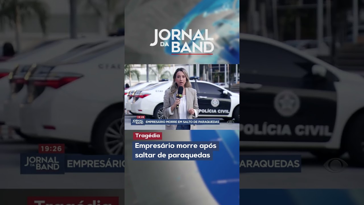 Empresário morre após saltar de paraquedas