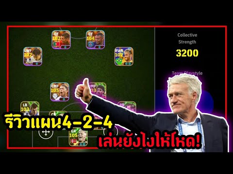 รีวิวแผน4-2-4โคตรโหดเมต้านี้ต้