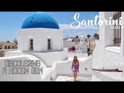 Discovering a hidden gem; Megalochori in Santorini - Vlog 5