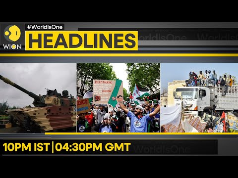 Sudan groups meet in Egypt to end war | Protests in London for Gaza truce | WION Headlines
