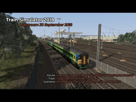 APC158EP: 07:49 Liverpool Lime Street - Norwich (Livestream 30/09/2018)
