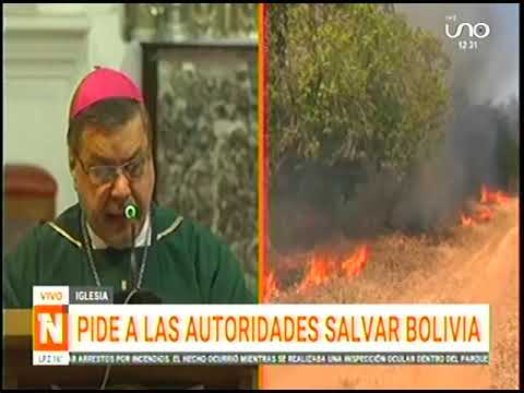 29092024 IGLESIA CATÓLICA PIDE A LAS AUTORIDADES SALVAR A BOLIVIA DE LOS INCENDIOS FORESTALES UNO