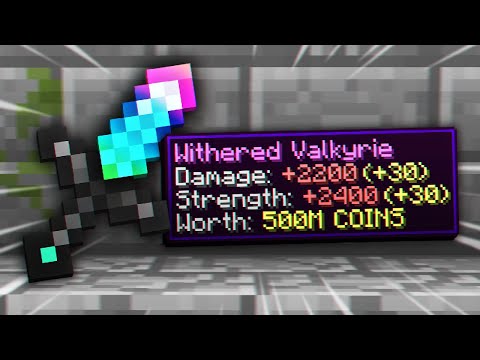 How I Made The First Valkyrie Sword... (Hypixel Skyblock)