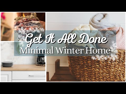 Clean & Declutter | A Minimal Winter Home