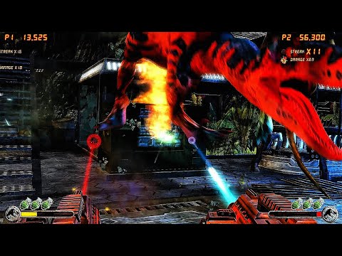 SHOOTING SPINOSAURUS GAMEPLAY | Fast Shooting Gameplay JURRASIC PARK