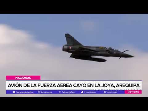 Arequipa: Avión de la fuerza aérea cayó en La Joya