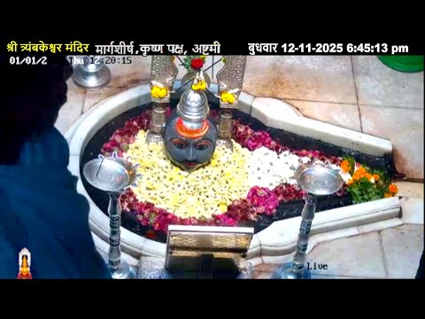 #12Nov25 #लाइव संध्या #दर्शन श्री #त्र्यंबकेश्वर_ज्योतिर्लिंग #Live Shri #Trimbakeshwar_Jyotirlinga
