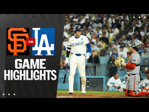 Giants vs. Dodgers Game Highlights (9/20/25) | MLB Highlights
