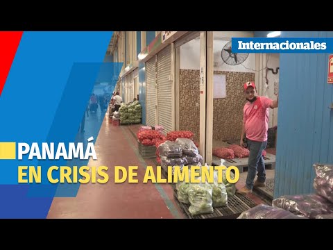 Escasez de alimentos y protestas por el combustible en la capital de Panamá