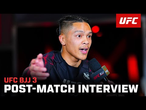 Michael Jalen Fonacier Post-Match Interview | UFC BJJ 3