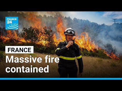 France's largest fire in over a decade contained, but not yet extinguished • FRANCE 24 English