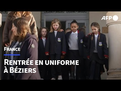 A Béziers, l'uniforme à l'école, c'est maintenant | AFP