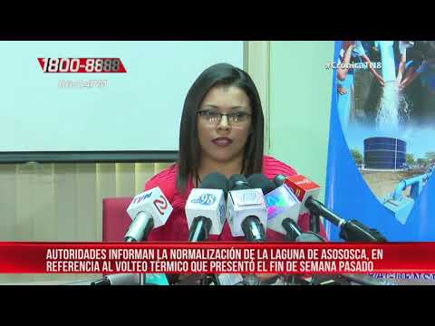 Laguna de Asososca se normaliza con respecto al volteo térmico – Nicaragua