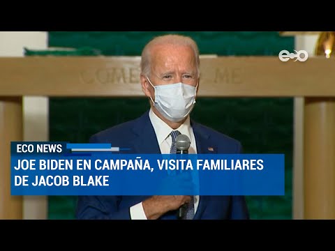 Joe Biden en campaña, visita familiares de Jacob Blake | ECO News