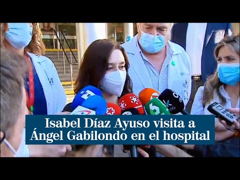 Isabel Díaz Ayuso visita a Ángel Gabilondo en el hospital: Le deseo todo lo mejor