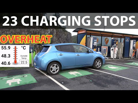 Nissan Leaf 24 kWh 1000 km challenge part 2