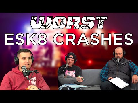 Esk8Exchange Podcast | Episode 059: WORST ESK8 CRASHES!