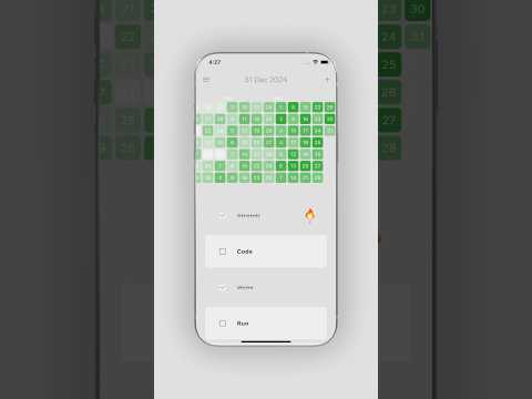 📱 Minimal Habit Tracker App made with #flutter