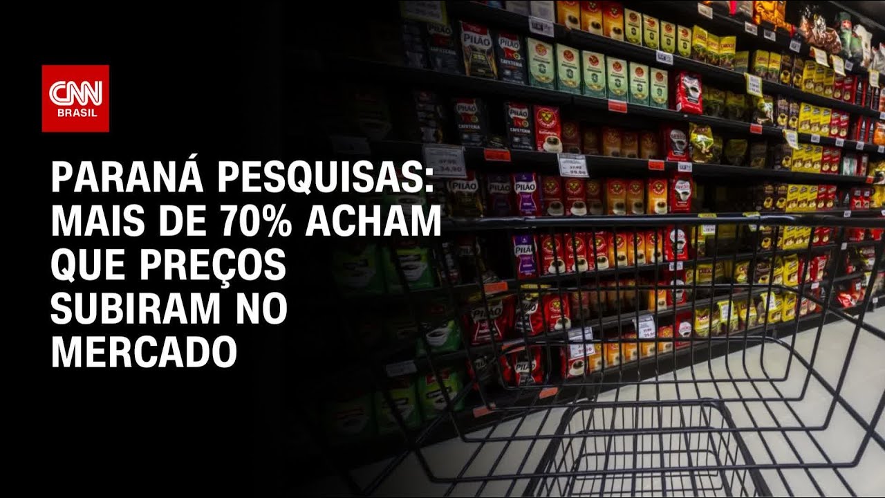 Paraná Pesquisas 714 acham que preços no supermercado subiram com governo Lula | BASTIDORES CNN