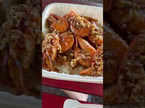 Oahu’s Best Garlic Shrimp? Romy’s Kahuku Shrimp Shack! 🦐🔥 #hawaii #oahu #travel
