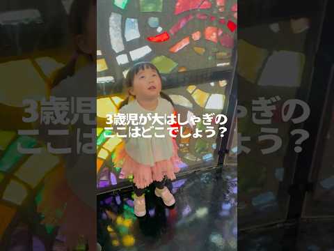 【できみちゃん】詳しい場所は概要欄へ！3歳児とお泊まり旅行 #shorts #youtubeshorts #ショート #3歳女の子 #子供のいる暮らし