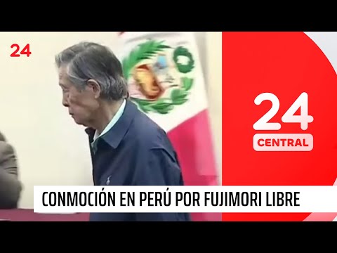 Fujimori libre: su salida de la cárcel conmociona a Perú | 24 Horas TVN Chile