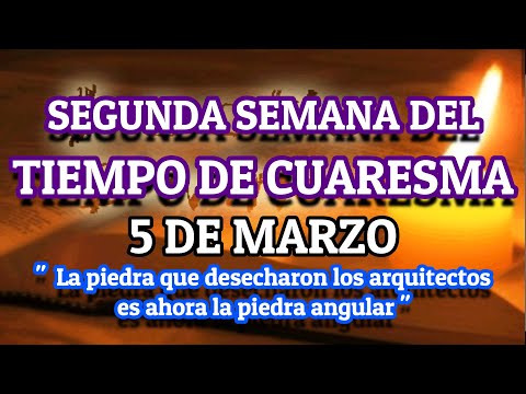 EVANGELIO DE HOY VIERNES 5 DE MARZO DE 2021 | Mateo 21, 33-43, 45-46
