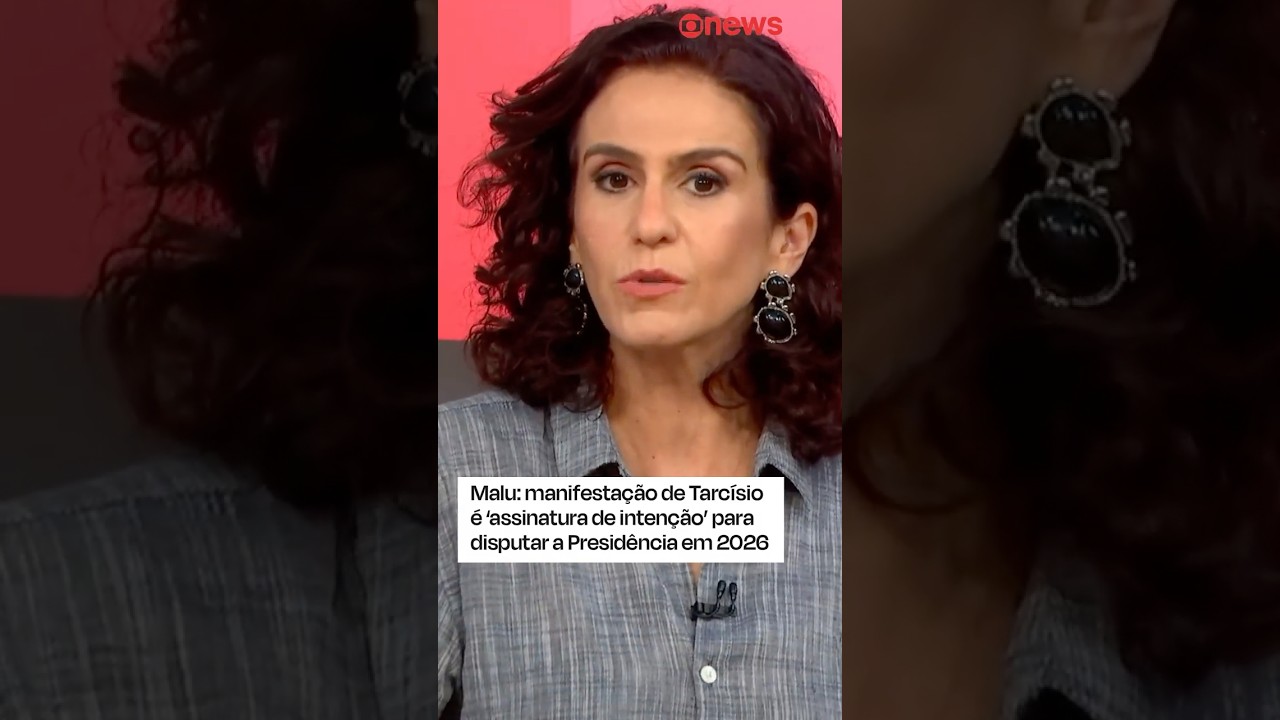 Malu manifestação de Tarcísio é assinatura de intenção para disputar a Presidência em 2026