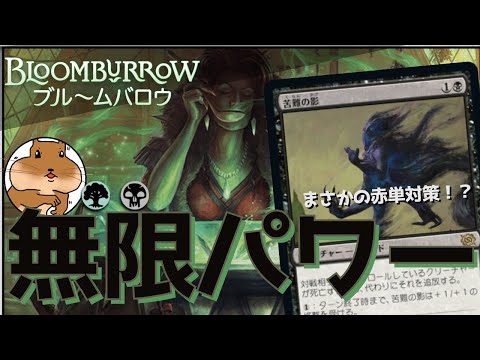 【MTGA】まさかのBO1赤単対策 苦難の影！ゴルガリ無限パワーコンボでランク戦遊んできた！死亡時にダメージ飛ばさせない！【ブルームバロウ】【スタンダード】