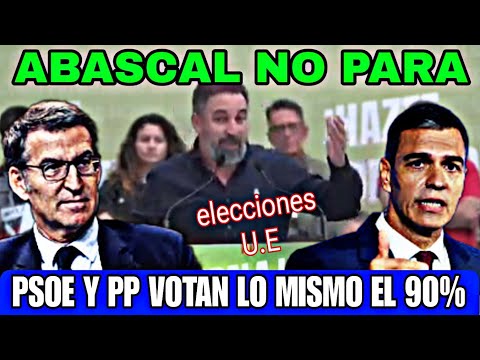 SANTIAGO ABASCAL: NOS JUGAMOS MUCHO EN LAS ELECCIONES EUROPEAS, EL PP Y EL PSOE SON LO MISMO