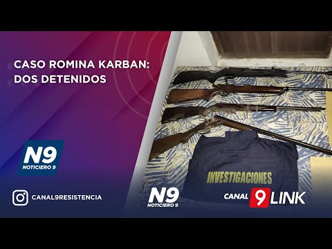 CASO ROMINA KARBAN: DOS DETENIDOS - NOTICIERO 9