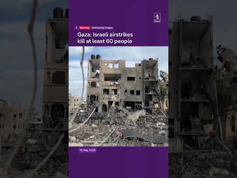 Gaza: 60 people killed in Israeli strikes overnight