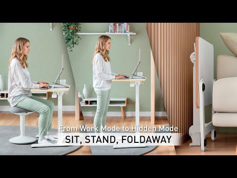 Leitz Ergo Small Foldable Sit Standing Desk - Product video (EN)