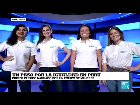Buenas Noticias: Primer partido de fútbol narrado por un equipo de mujeres en Perú