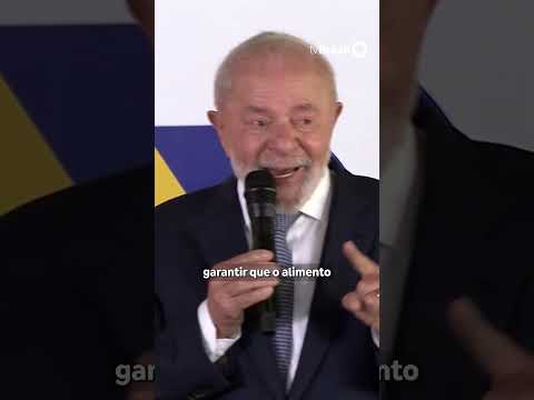 “É uma tarefa nossa garantir que o alimento chegue na mesa do povo trabalhador”, afirmou Lula