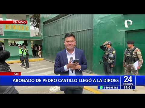 Pedro Castillo: Abogado del expresidente llega a la Dinoes