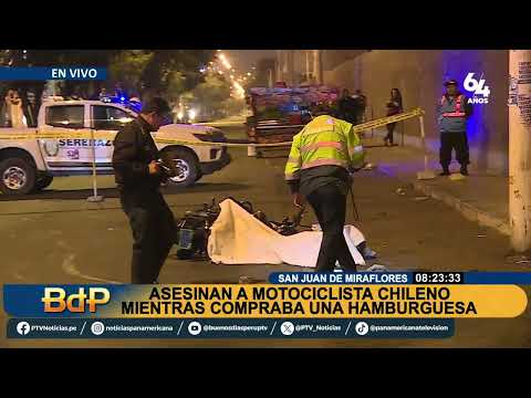 SJM: asesinan a motociclista chileno mientras compraba alimentos en puesto de comida rápida 2/2