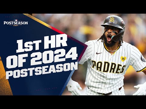 Fernando Tatis Jr. hits the FIRST HOME RUN of the 2024 POSTSEASON!