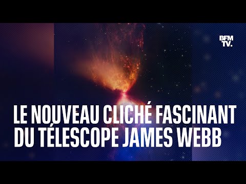 Le télescope James Webb dévoile un cliché fascinant d'un sablier de poussières autour d'une étoile