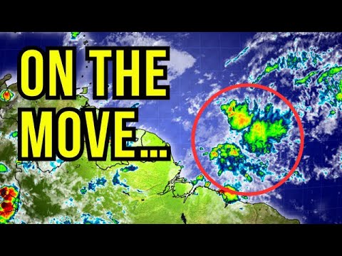 Tropical Wave moves toward the Caribbean…