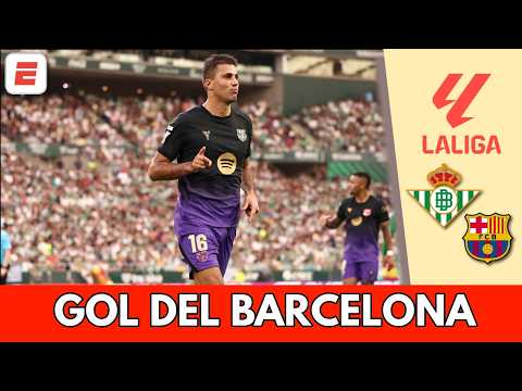 RODRI MARCA SU PRIMER GOL con <strong>el</strong> BARCELONA y le devuelve <strong>la</strong> ventaja 2-1 ante <strong>el</strong> BETIS | <strong>La</strong> Liga
