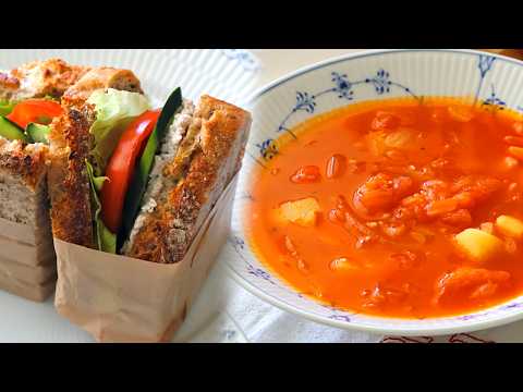 베이커리 부럽지 않은 치킨샌드위치와 깊고 진한 토마토 스튜 레시피