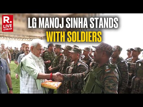 J&K: LG Manoj Sinha Meets Indian Army, BSF Troops at Poonch Brigade Headquarters