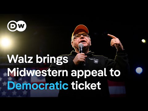 Kamala Harris picks Minnesota governor Tim Walz as running mate for US 2024 election |  DW News